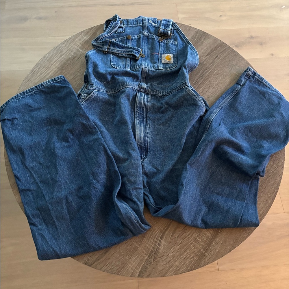 Carhartt Classic Blue Denim Overalls